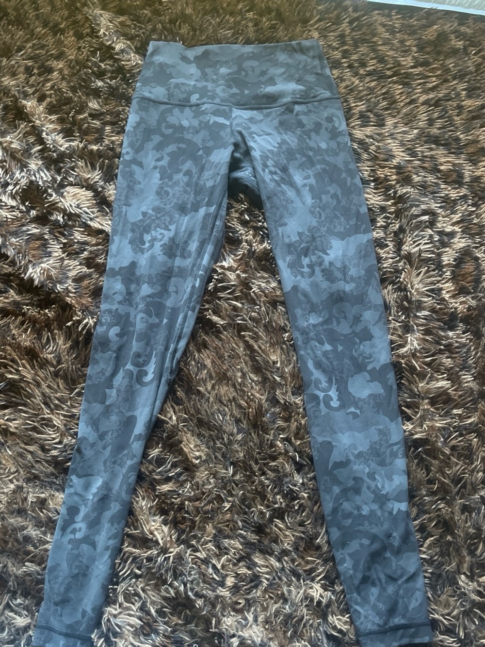 lululemon athletica Black Camo-Print High-Rise Jeggings